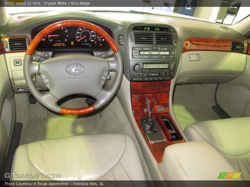 Crystal White / Ecru Beige 2002 Lexus LS 430