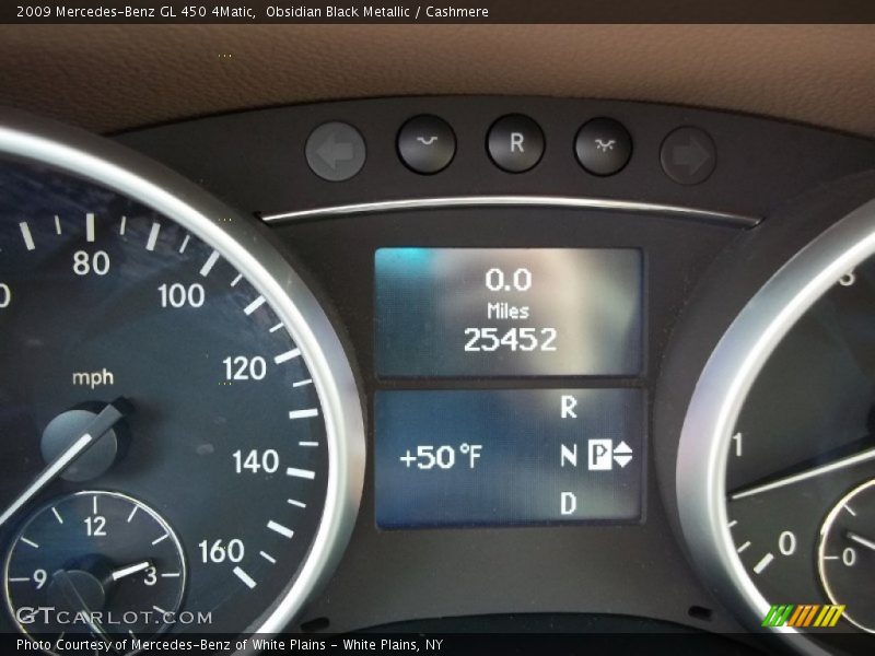 Obsidian Black Metallic / Cashmere 2009 Mercedes-Benz GL 450 4Matic