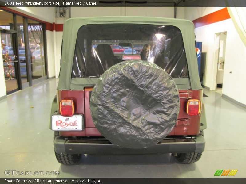 Flame Red / Camel 2001 Jeep Wrangler Sport 4x4