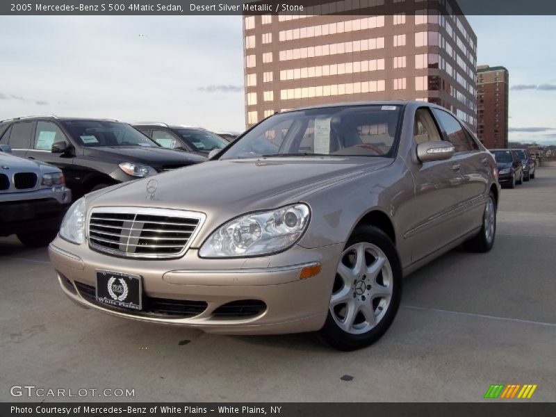 Desert Silver Metallic / Stone 2005 Mercedes-Benz S 500 4Matic Sedan