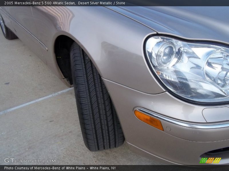 Desert Silver Metallic / Stone 2005 Mercedes-Benz S 500 4Matic Sedan