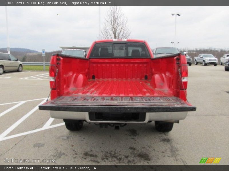Bright Red / Medium Flint 2007 Ford F150 XL Regular Cab 4x4