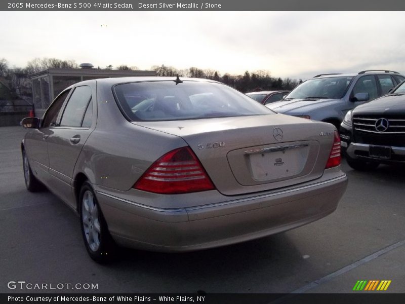 Desert Silver Metallic / Stone 2005 Mercedes-Benz S 500 4Matic Sedan