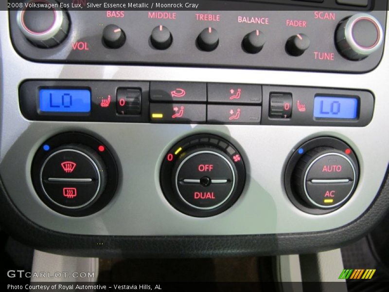 Silver Essence Metallic / Moonrock Gray 2008 Volkswagen Eos Lux