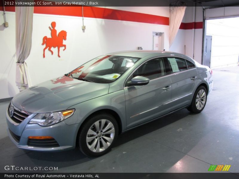 Iron Gray Metallic / Black 2012 Volkswagen CC Sport
