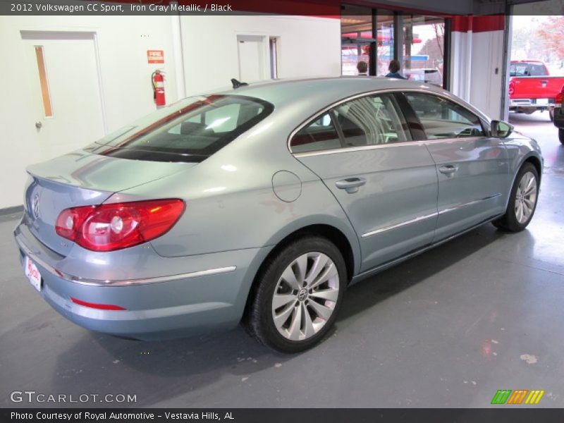 Iron Gray Metallic / Black 2012 Volkswagen CC Sport