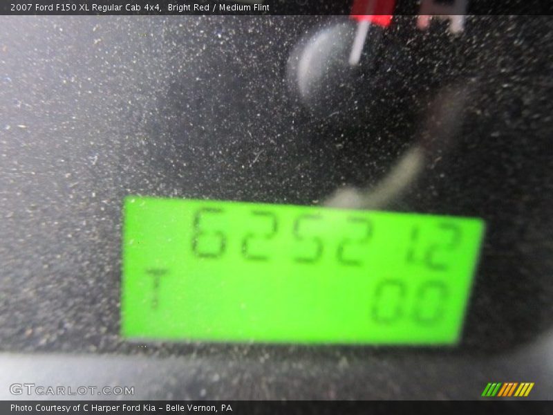 Bright Red / Medium Flint 2007 Ford F150 XL Regular Cab 4x4
