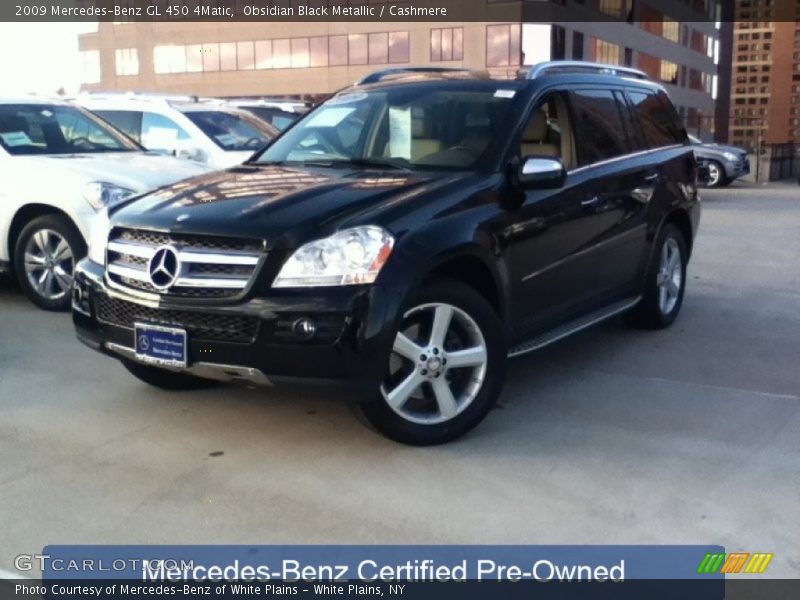 Obsidian Black Metallic / Cashmere 2009 Mercedes-Benz GL 450 4Matic