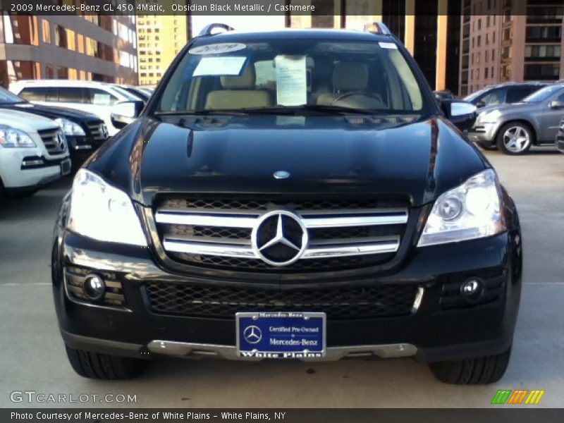Obsidian Black Metallic / Cashmere 2009 Mercedes-Benz GL 450 4Matic