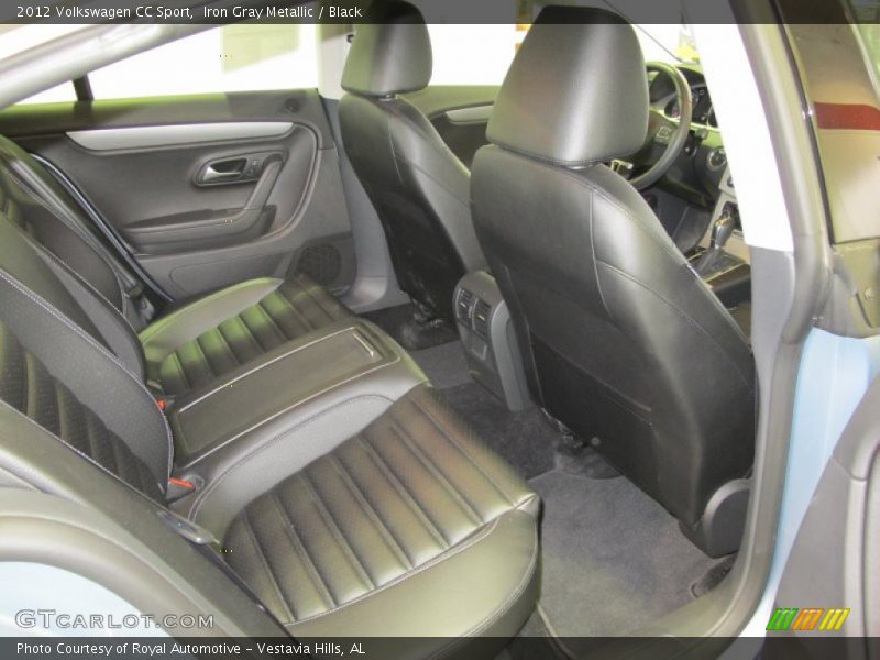 Iron Gray Metallic / Black 2012 Volkswagen CC Sport