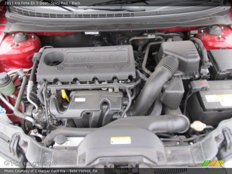  2011 Forte EX 5 Door Engine - 2.0 Liter DOHC 16-Valve CVVT 4 Cylinder