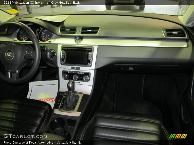 Iron Gray Metallic / Black 2012 Volkswagen CC Sport