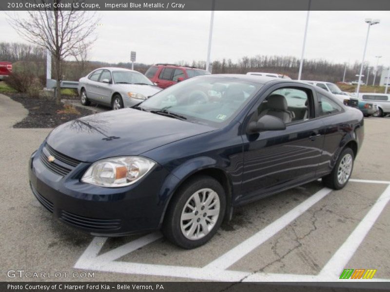 Imperial Blue Metallic / Gray 2010 Chevrolet Cobalt LS Coupe