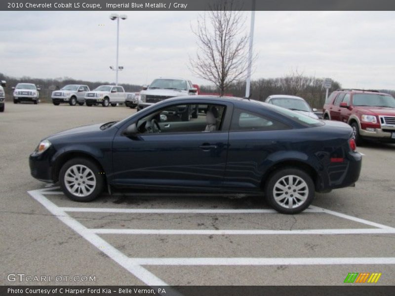 Imperial Blue Metallic / Gray 2010 Chevrolet Cobalt LS Coupe