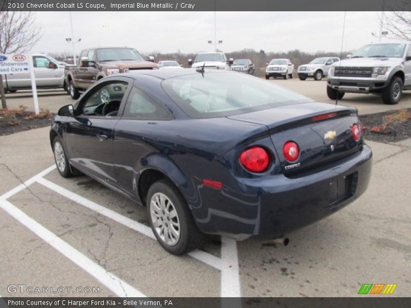 Imperial Blue Metallic / Gray 2010 Chevrolet Cobalt LS Coupe