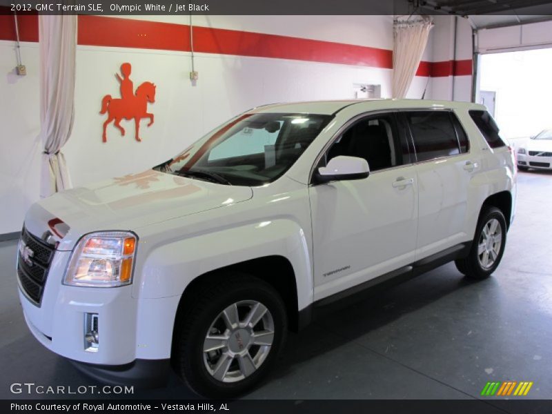 Olympic White / Jet Black 2012 GMC Terrain SLE