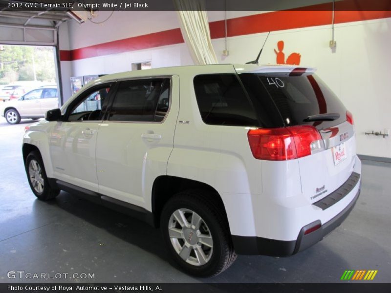 Olympic White / Jet Black 2012 GMC Terrain SLE