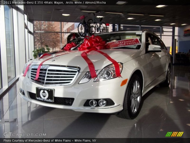 Arctic White / Almond/Mocha 2011 Mercedes-Benz E 350 4Matic Wagon