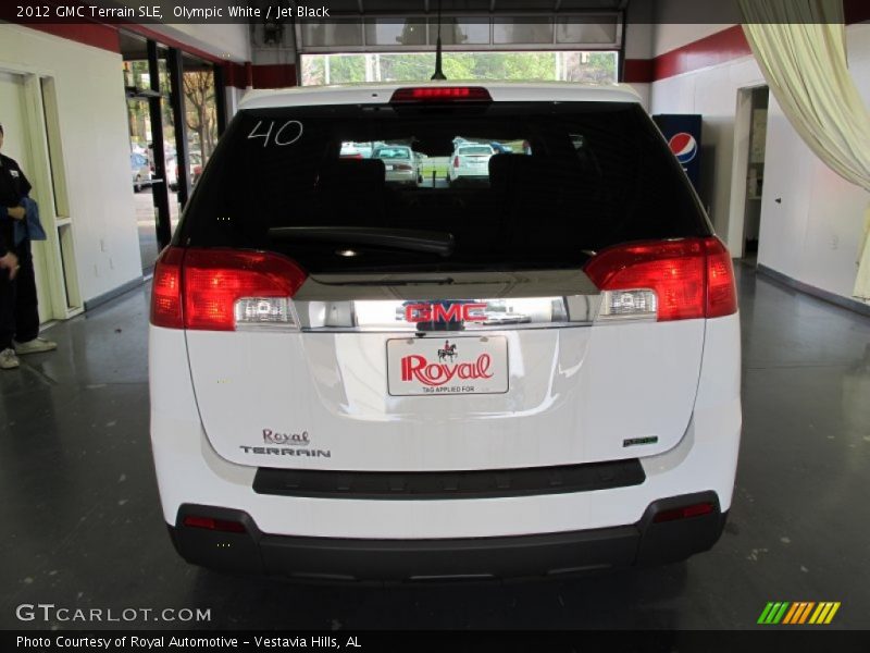 Olympic White / Jet Black 2012 GMC Terrain SLE