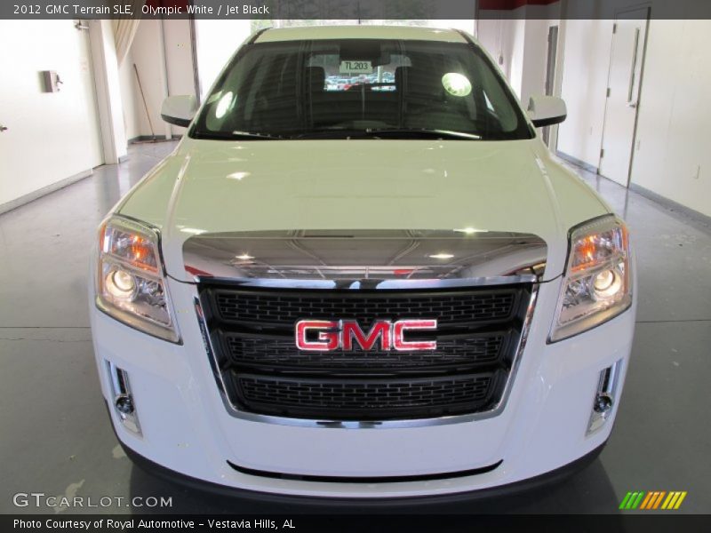 Olympic White / Jet Black 2012 GMC Terrain SLE