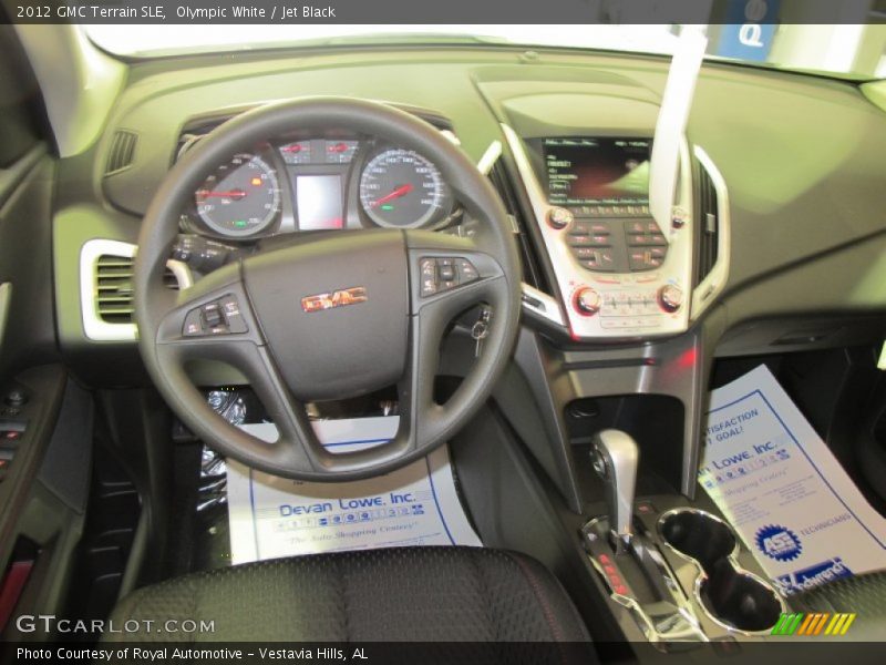 Olympic White / Jet Black 2012 GMC Terrain SLE