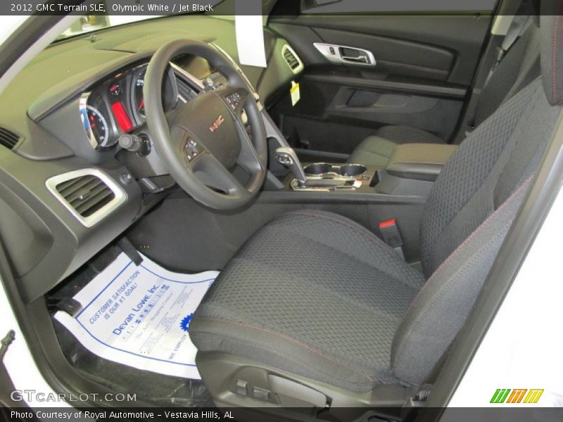 Olympic White / Jet Black 2012 GMC Terrain SLE