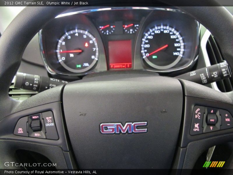 Olympic White / Jet Black 2012 GMC Terrain SLE