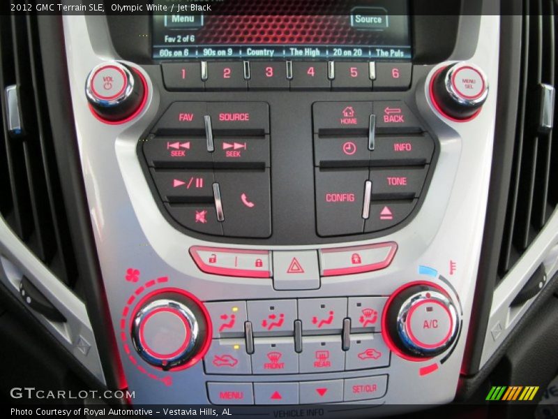 Olympic White / Jet Black 2012 GMC Terrain SLE