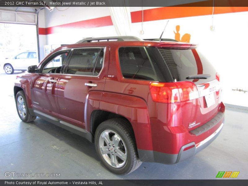 Merlot Jewel Metallic / Jet Black 2012 GMC Terrain SLT