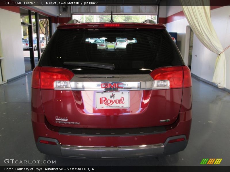 Merlot Jewel Metallic / Jet Black 2012 GMC Terrain SLT
