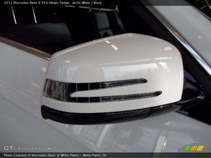 Arctic White / Black 2011 Mercedes-Benz E 350 4Matic Sedan