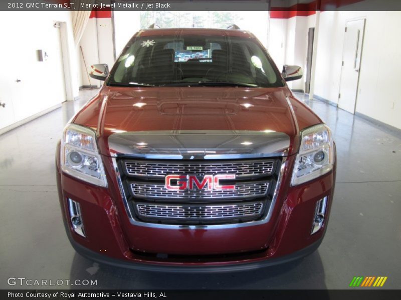 Merlot Jewel Metallic / Jet Black 2012 GMC Terrain SLT