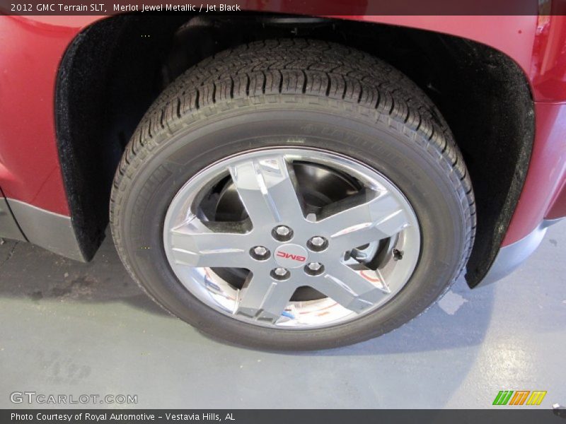 Merlot Jewel Metallic / Jet Black 2012 GMC Terrain SLT