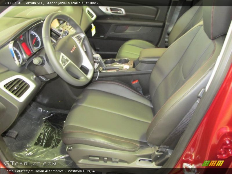 Merlot Jewel Metallic / Jet Black 2012 GMC Terrain SLT