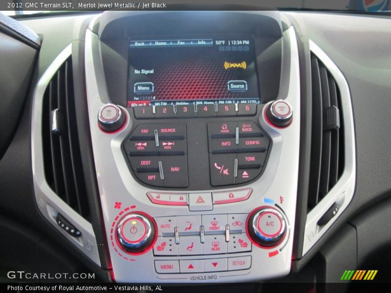 Merlot Jewel Metallic / Jet Black 2012 GMC Terrain SLT