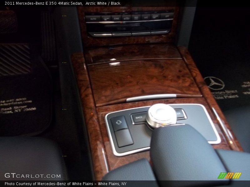 Arctic White / Black 2011 Mercedes-Benz E 350 4Matic Sedan