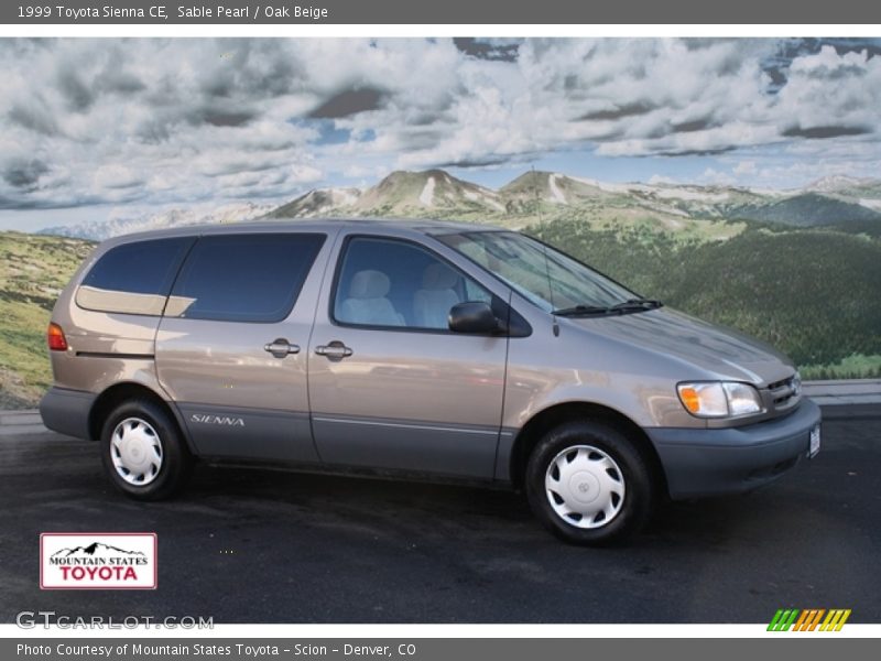 Sable Pearl / Oak Beige 1999 Toyota Sienna CE