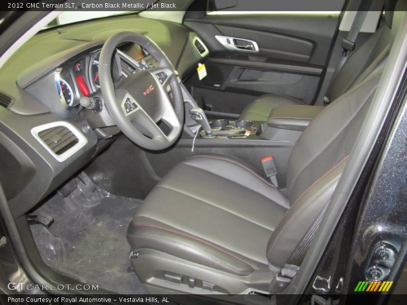 Carbon Black Metallic / Jet Black 2012 GMC Terrain SLT