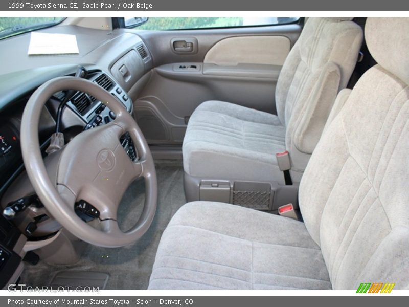 Sable Pearl / Oak Beige 1999 Toyota Sienna CE