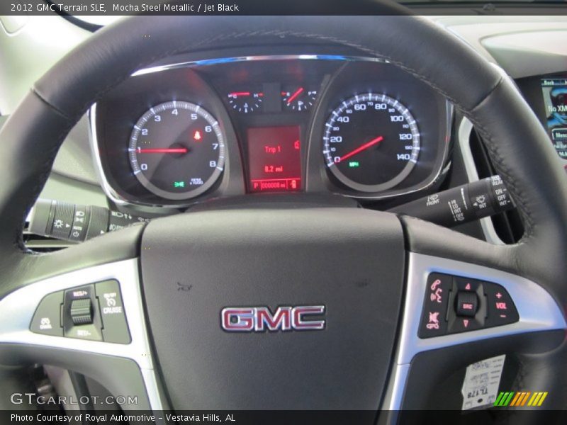 Mocha Steel Metallic / Jet Black 2012 GMC Terrain SLE