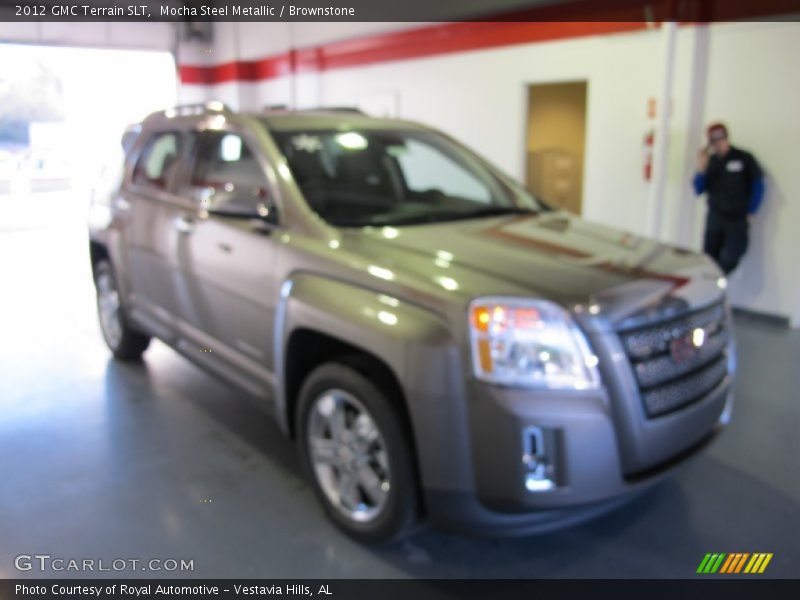 Mocha Steel Metallic / Brownstone 2012 GMC Terrain SLT