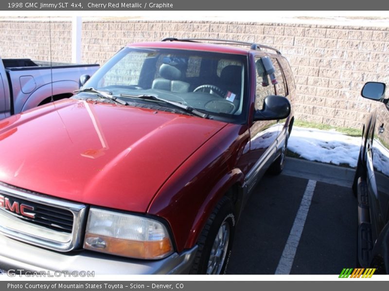 Cherry Red Metallic / Graphite 1998 GMC Jimmy SLT 4x4