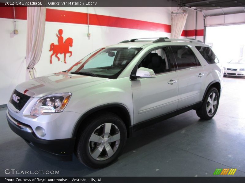 Quicksilver Metallic / Ebony 2012 GMC Acadia SLT
