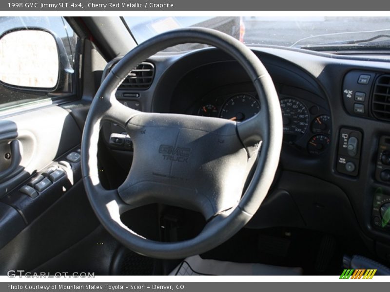 Cherry Red Metallic / Graphite 1998 GMC Jimmy SLT 4x4