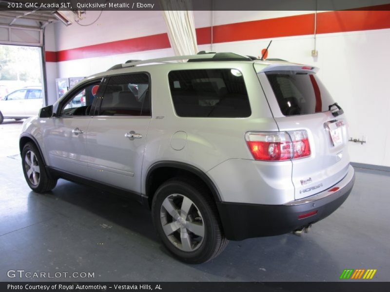 Quicksilver Metallic / Ebony 2012 GMC Acadia SLT