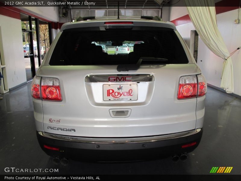 Quicksilver Metallic / Ebony 2012 GMC Acadia SLT