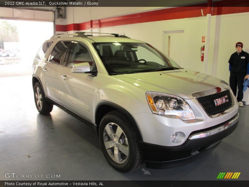 Quicksilver Metallic / Ebony 2012 GMC Acadia SLT