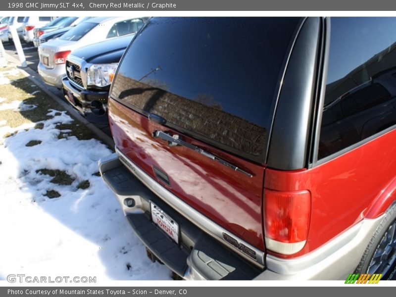 Cherry Red Metallic / Graphite 1998 GMC Jimmy SLT 4x4