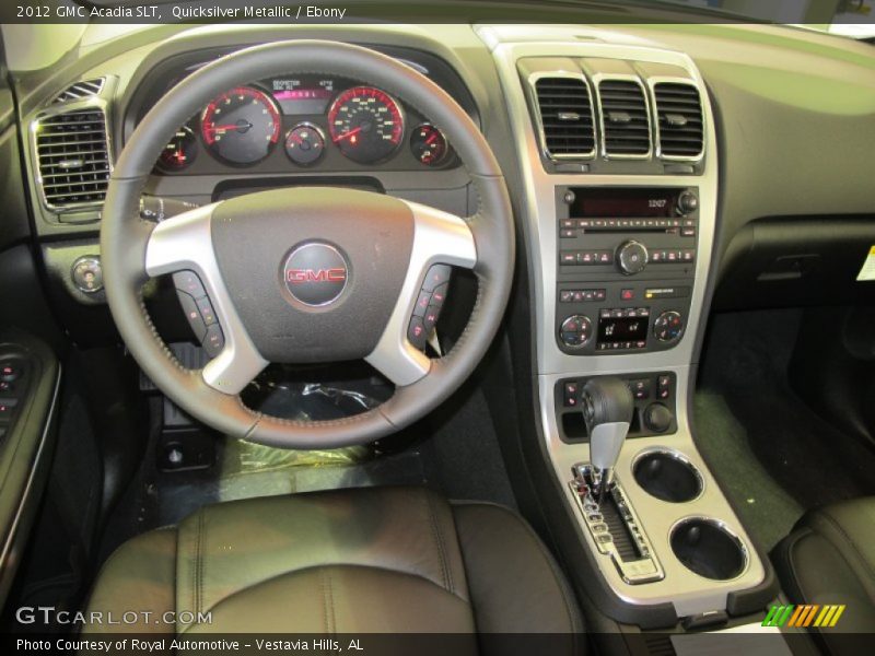 Quicksilver Metallic / Ebony 2012 GMC Acadia SLT
