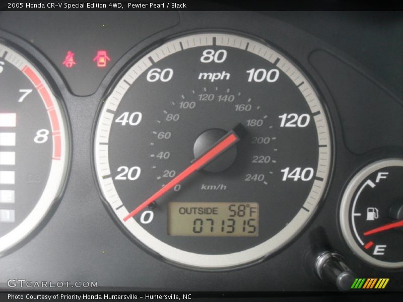 Pewter Pearl / Black 2005 Honda CR-V Special Edition 4WD